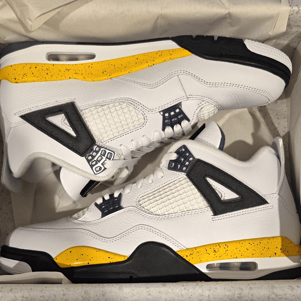 Jordan Men's Air Jordan 4 Retro Rare Air Tour Yellow White/Black