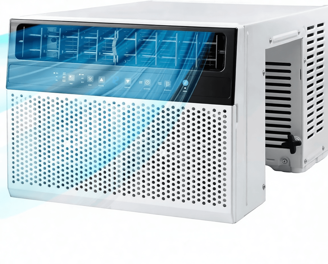 U-Shaped Window Air Conditioner 10000 BTU
